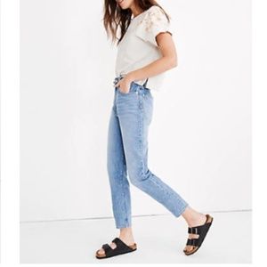 Madewell Mom Jean in Melva Wash